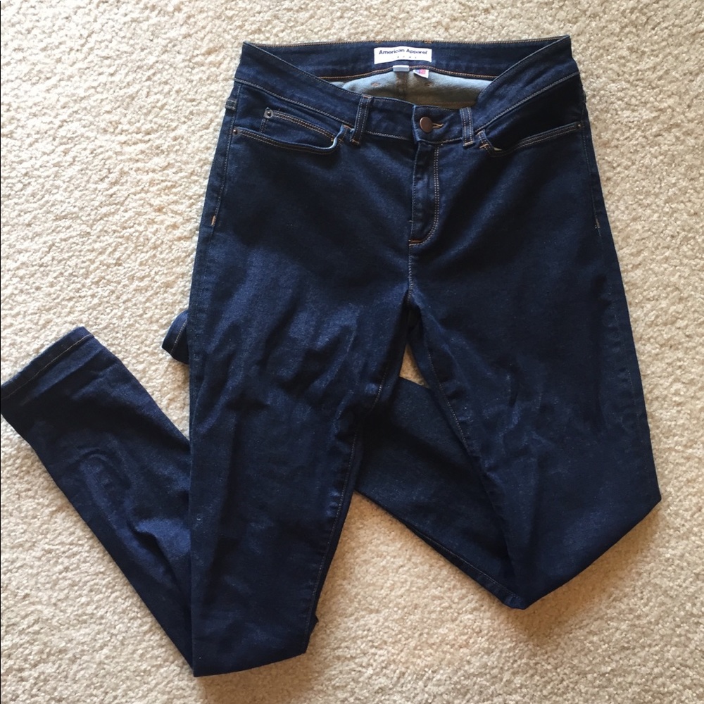 American apparel sized 29 skinny jeans